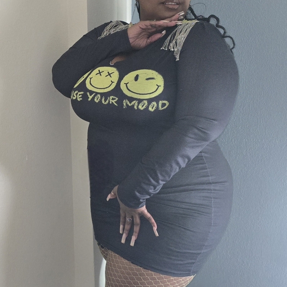 Choose your mood smiley face dress - Picture 4 of 6